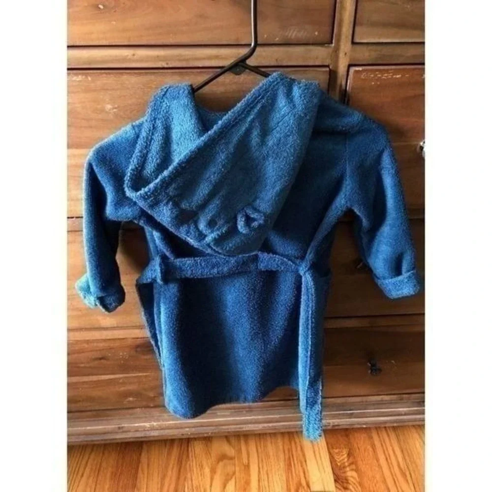 Gap‎ Boy Blue Bear Robe Thick 3T